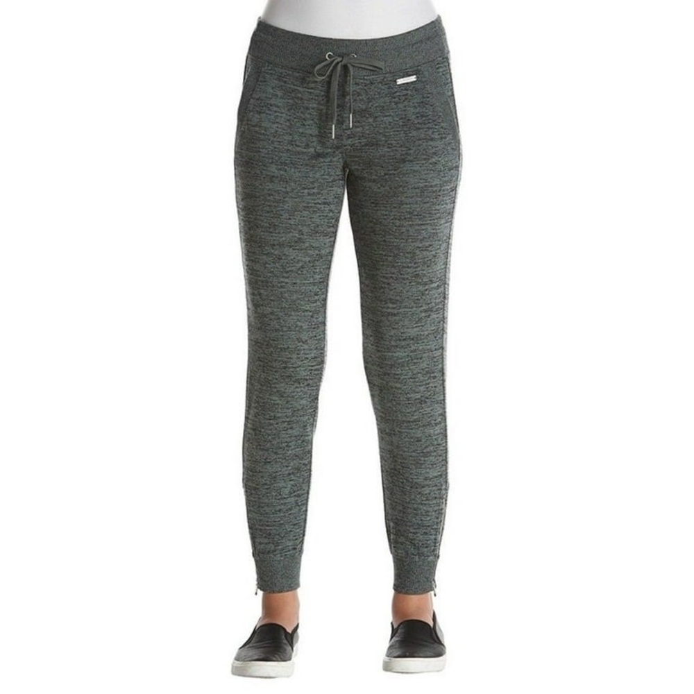 Calvin Klein Skinny Olive Marled Soft Knitted Joggers New S